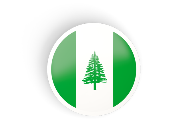 Round concave icon. Download flag icon of Norfolk Island at PNG format