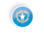 Northern Mariana Islands. Round concave icon. Download icon.