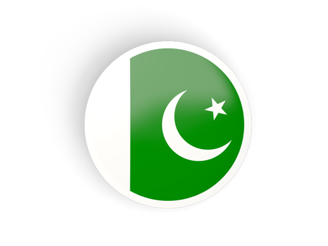 Round concave icon. Download flag icon of Pakistan at PNG format