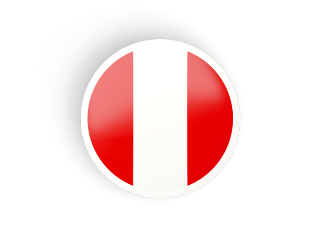 Round concave icon. Download flag icon of Peru at PNG format