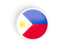 Philippines. Round concave icon. Download icon.