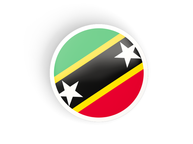 Round concave icon. Download flag icon of Saint Kitts and Nevis at PNG format