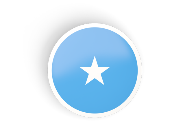 Round concave icon. Download flag icon of Somalia at PNG format