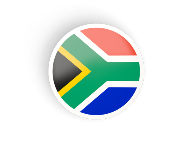 Round concave icon. Download flag icon of South Africa at PNG format