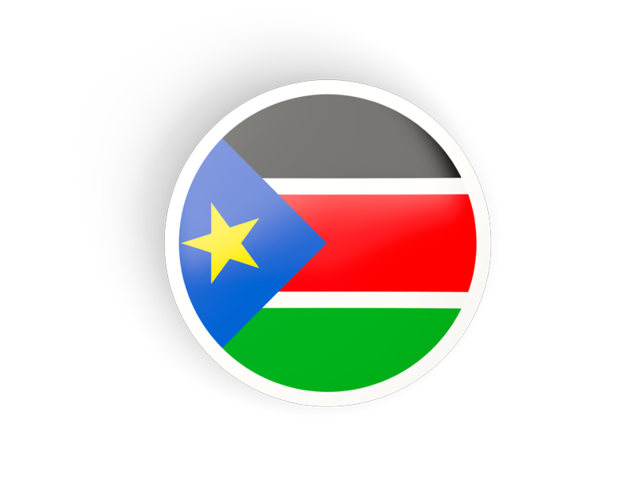 Round concave icon. Download flag icon of South Sudan at PNG format