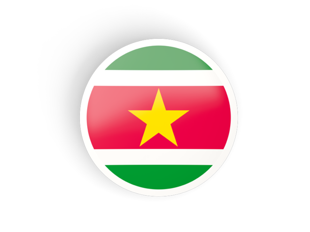 Round concave icon. Download flag icon of Suriname at PNG format