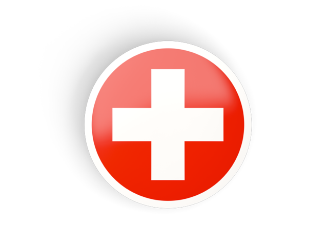 Round concave icon. Download flag icon of Switzerland at PNG format