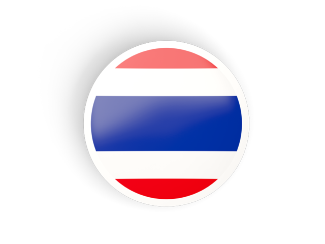 Round concave icon. Download flag icon of Thailand at PNG format