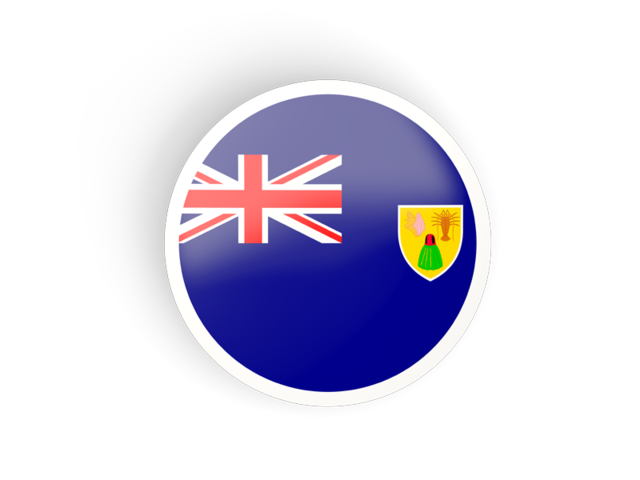 Round concave icon. Download flag icon of Turks and Caicos Islands at PNG format