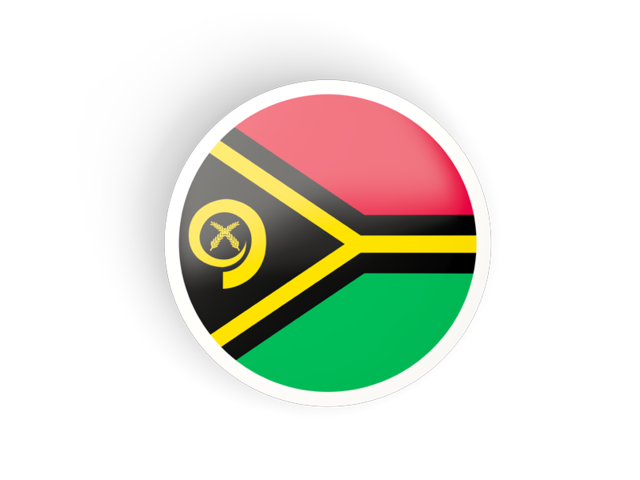 Round concave icon. Download flag icon of Vanuatu at PNG format