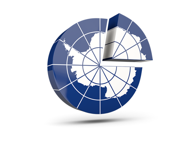 Round diagram. Download flag icon of Antarctica at PNG format