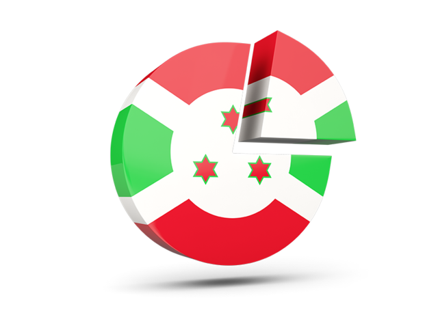 Round diagram. Download flag icon of Burundi at PNG format