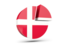 Denmark. Round diagram. Download icon.