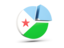 Djibouti. Round diagram. Download icon.
