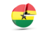 Ghana. Round diagram. Download icon.