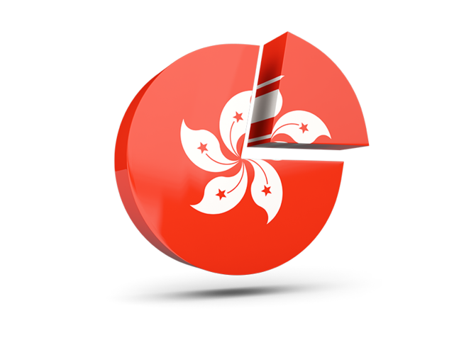 Round diagram. Download flag icon of Hong Kong at PNG format