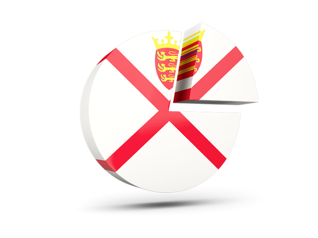 Round diagram. Download flag icon of Jersey at PNG format