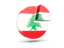 Lebanon. Round diagram. Download icon.