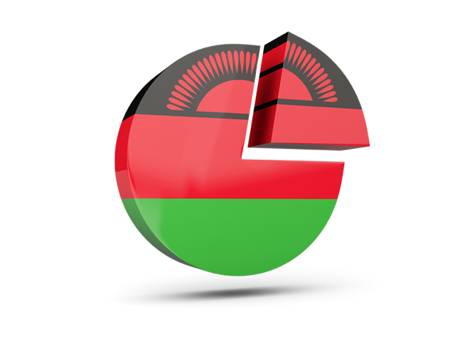 Round diagram. Download flag icon of Malawi at PNG format