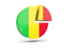 Mali. Round diagram. Download icon.