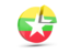 Myanmar. Round diagram. Download icon.