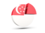 Singapore. Round diagram. Download icon.