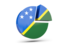 Solomon Islands. Round diagram. Download icon.