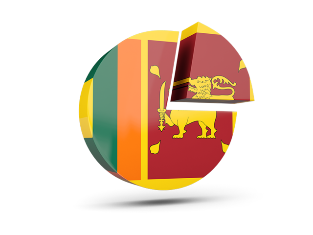 Round diagram. Download flag icon of Sri Lanka at PNG format