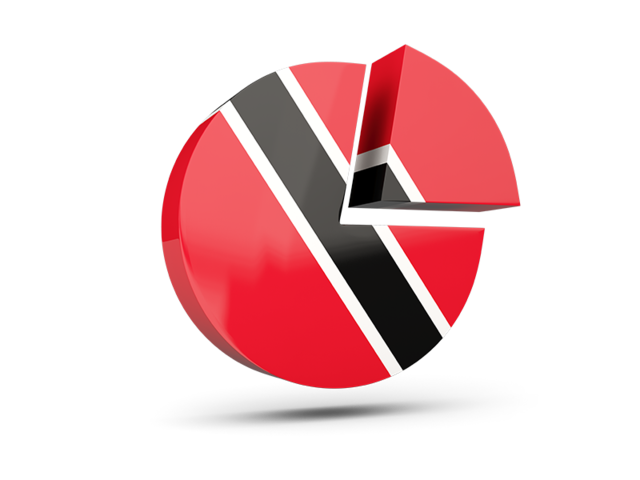 Round diagram. Download flag icon of Trinidad and Tobago at PNG format