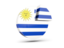 Uruguay. Round diagram. Download icon.