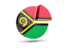 Vanuatu. Round diagram. Download icon.