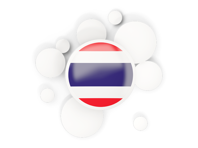 Round flag with circles. Download flag icon of Thailand at PNG format