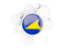 Tokelau. Round flag with circles. Download icon.