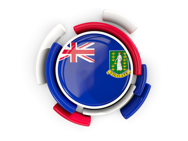 Round flag with pattern. Download flag icon of Virgin Islands at PNG format