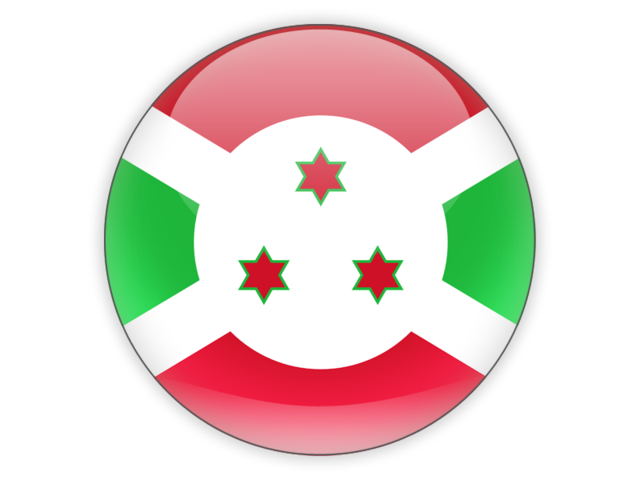 Round icon. Download flag icon of Burundi at PNG format