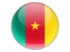 Cameroon. Round icon. Download icon.