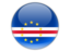 Cape Verde. Round icon. Download icon.