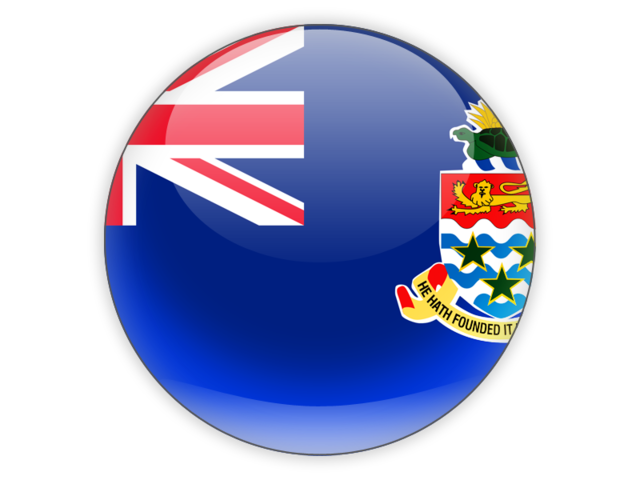 Round icon. Download flag icon of Cayman Islands at PNG format