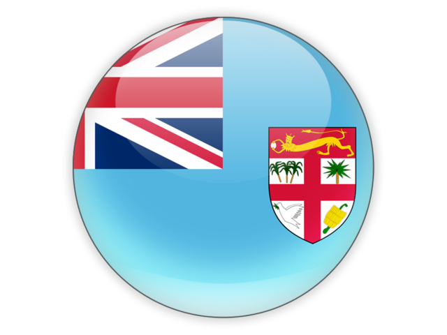 Round icon. Download flag icon of Fiji at PNG format