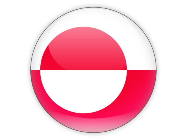 Round icon. Download flag icon of Greenland at PNG format