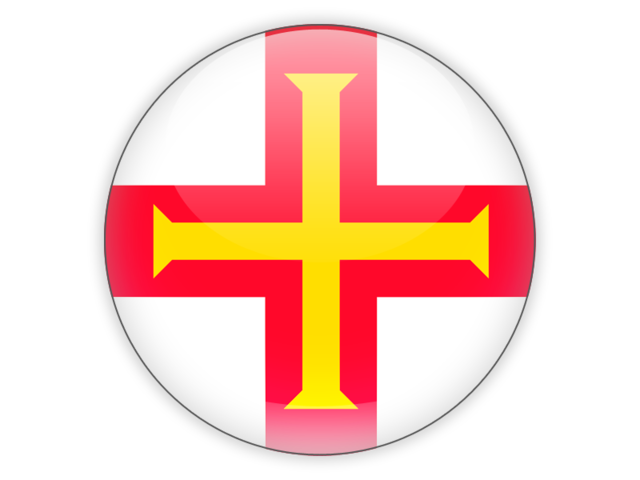 Round icon. Download flag icon of Guernsey at PNG format