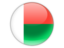 Madagascar. Round icon. Download icon.