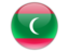 Icons and illustration of flag of Maldives