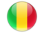 Mali. Round icon. Download icon.