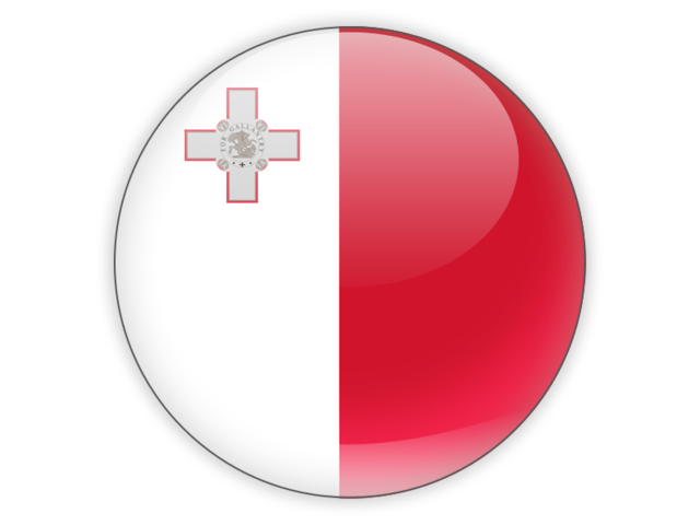 Round icon. Download flag icon of Malta at PNG format