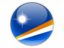 Marshall Islands. Round icon. Download icon.