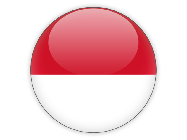 Round icon. Download flag icon of Monaco at PNG format