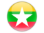 Icons and illustration of flag of Myanmar