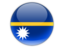 Nauru. Round icon. Download icon.