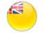 Niue. Round icon. Download icon.